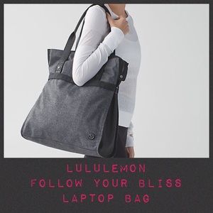 "Follow your bliss bag" laptop bag
